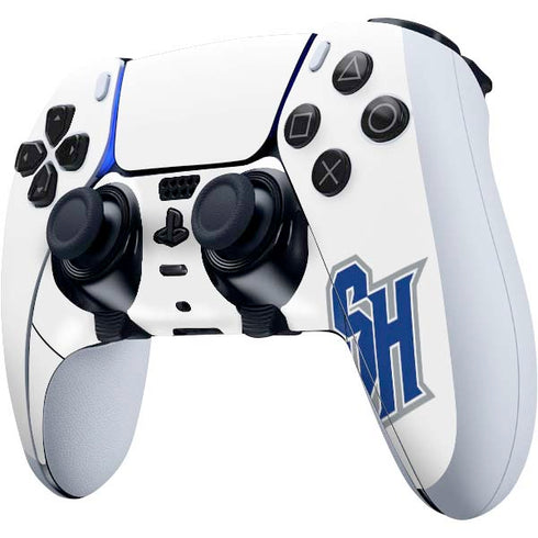 Seton Hall University Pirate Blue PS5 DualSense Edge Pro Controller Skin