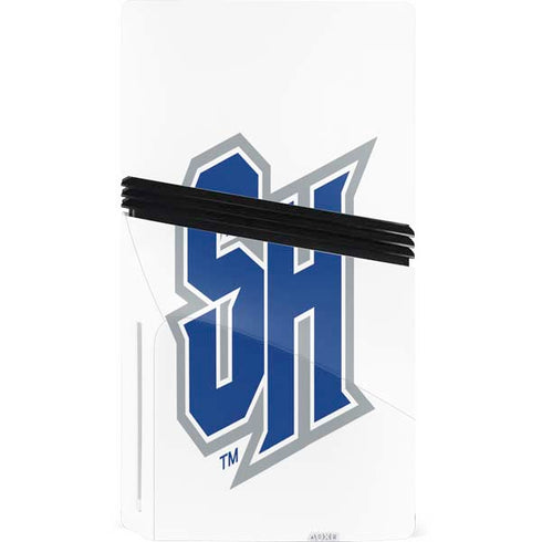 Seton Hall University Pirate Blue PS5 Pro Disk Console Skin