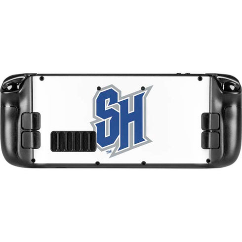 Seton Hall University Pirate Blue Steam Deck Handheld Gaming Computer OLED Skin