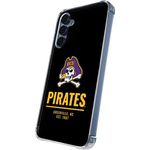East Carolina University Pirates Greenville NC Galaxy A35 5G Clear Case