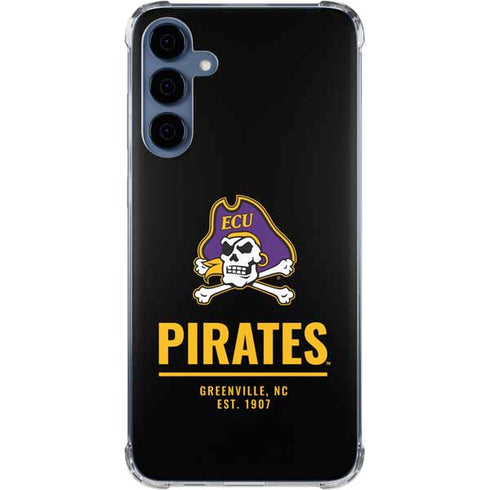 East Carolina University Pirates Greenville NC Galaxy A55 5G Clear Case