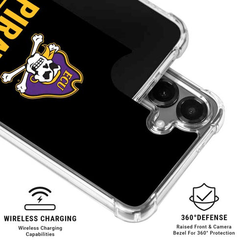 East Carolina University Pirates Greenville NC Galaxy S26 Clear Case