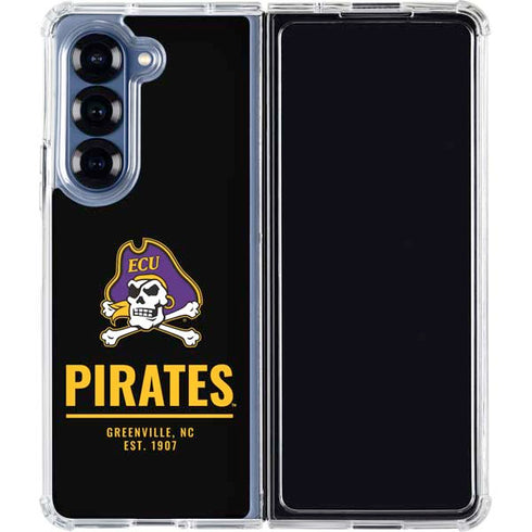 East Carolina University Pirates Greenville NC Galaxy Z Fold6 Clear Case