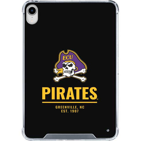 East Carolina University Pirates Greenville NC iPad 11th Gen (2025) Clear Case