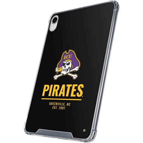East Carolina University Pirates Greenville NC iPad 11th Gen (2025) Clear Case