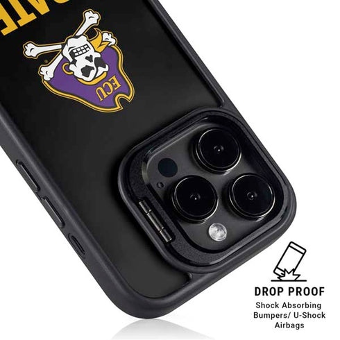 East Carolina University Pirates Greenville NC iPhone 14 Pro Max Kickstand Case