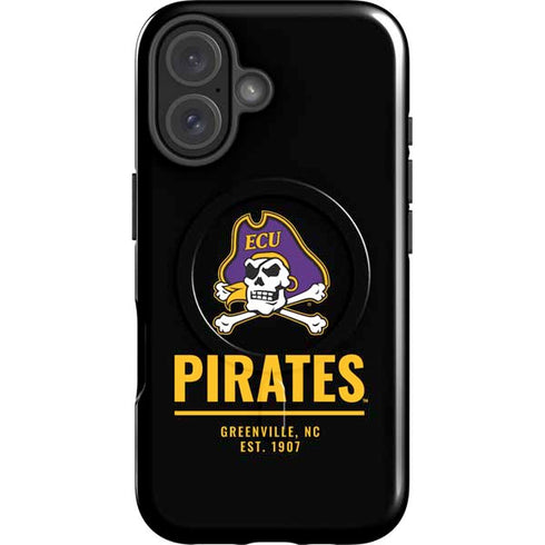 East Carolina University Pirates Greenville NC iPhone 16 Magsafe Impact Case