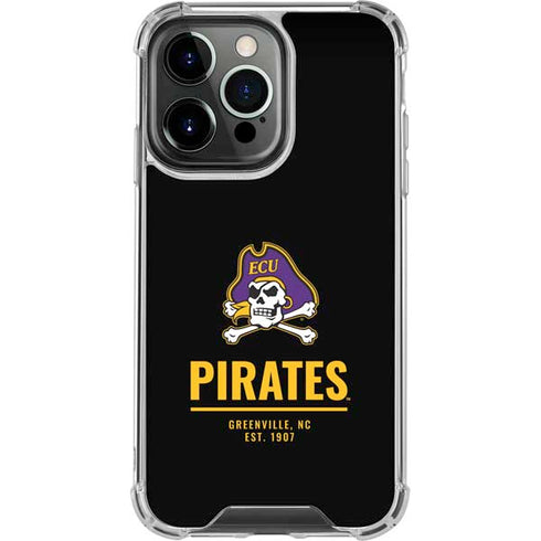 East Carolina University Pirates Greenville NC iPhone 16 Pro Clear Case