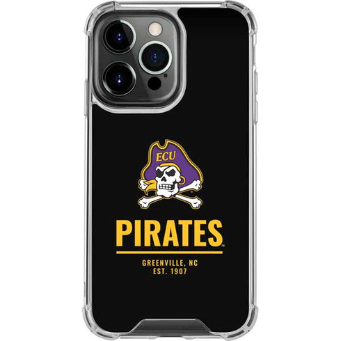 East Carolina University Pirates Greenville NC iPhone 16 Pro Max Clear Case