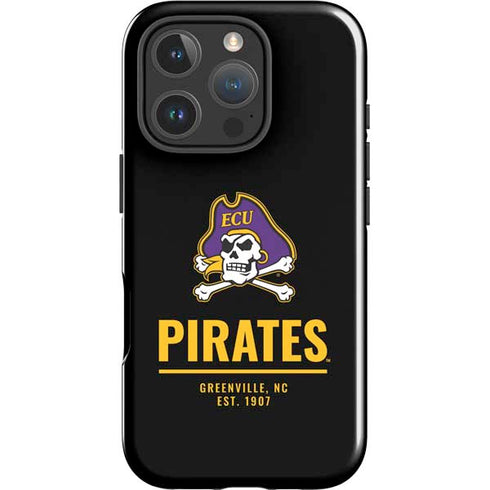 East Carolina University Pirates Greenville NC iPhone 16 Pro Max Impact Case