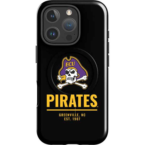 East Carolina University Pirates Greenville NC iPhone 16 Pro Max Magsafe Impact Case