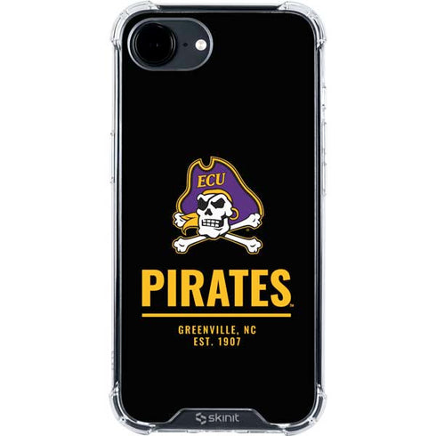 East Carolina University Pirates Greenville NC iPhone 16e Clear Case