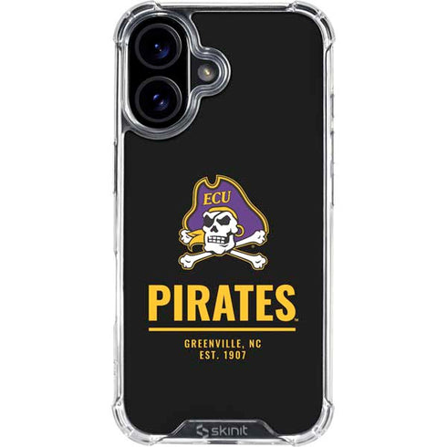 East Carolina University Pirates Greenville NC iPhone 17 Clear Case