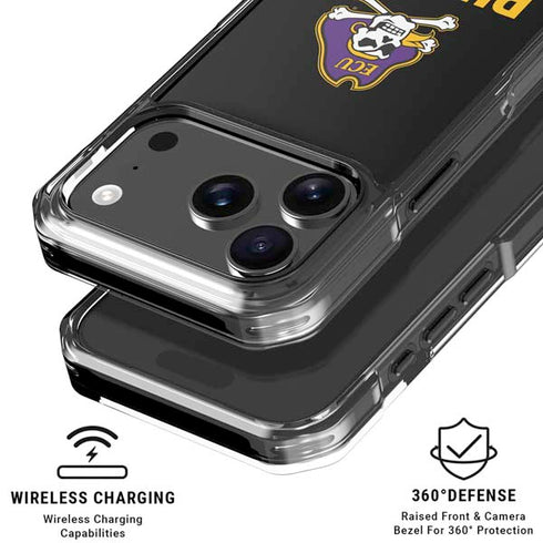 East Carolina University Pirates Greenville NC iPhone 18 Pro Clear Case