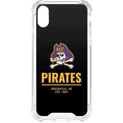 East Carolina University Pirates Greenville NC iPhone XS Clear Case