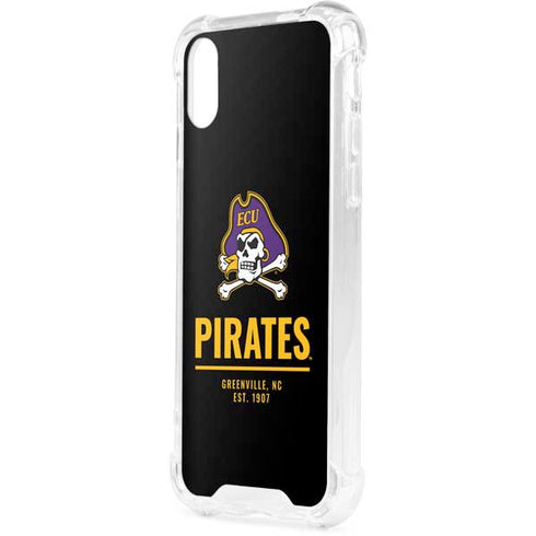 East Carolina University Pirates Greenville NC iPhone XS Clear Case