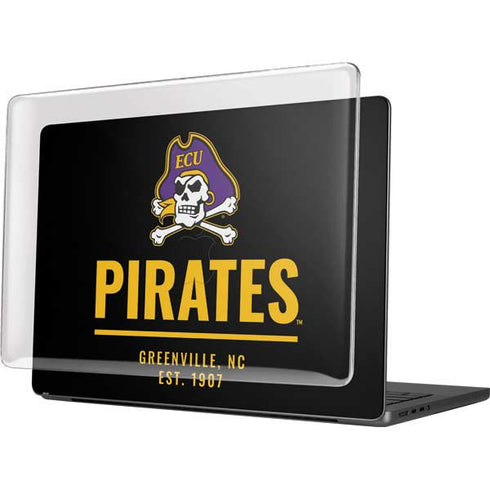 East Carolina University Pirates Greenville NC MacBook Pro 14in (2021-24) Case plus Skin
