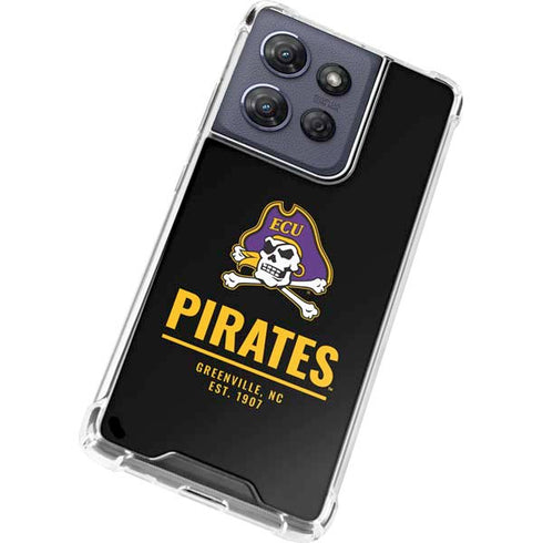 East Carolina University Pirates Greenville NC Moto G Power 5G (2025) Clear Case