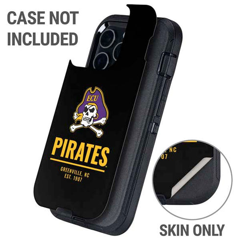 East Carolina University Pirates Greenville NC Otterbox Defender iPhone Skin