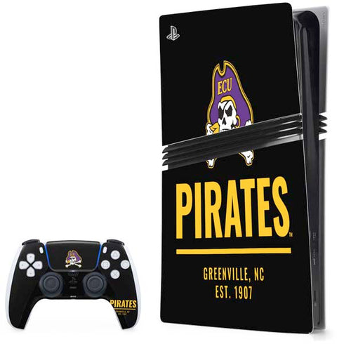 East Carolina University Pirates Greenville NC PS5 Pro Bundle Skin