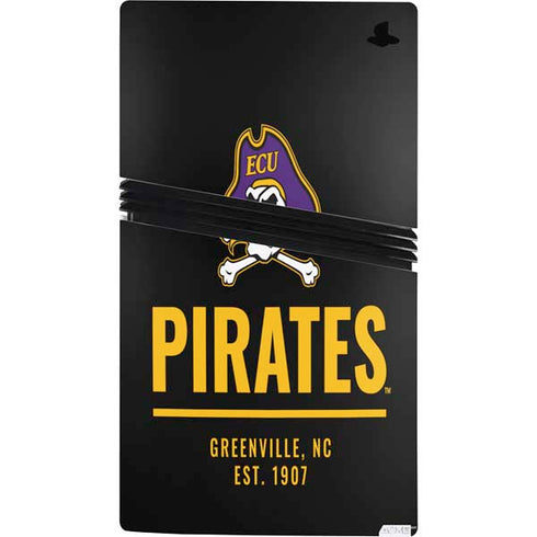 East Carolina University Pirates Greenville NC PS5 Pro Console Skin