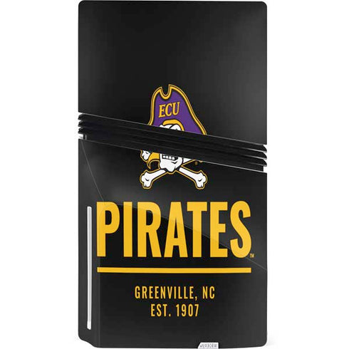 East Carolina University Pirates Greenville NC PS5 Pro Disk Bundle Skin