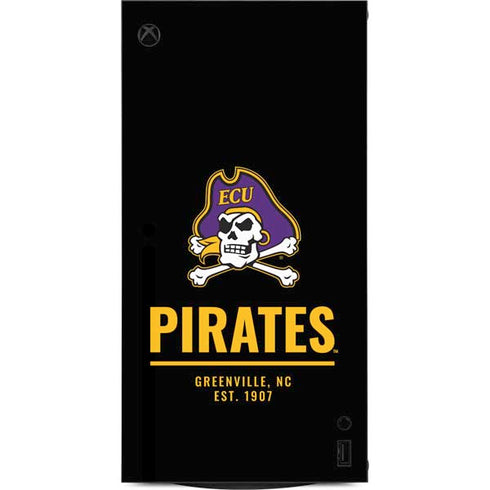 East Carolina University Pirates Greenville NC XBox Series X Digital Edition Console Skin