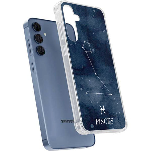 Pisces Constellation Galaxy A55 5G Clear Case
