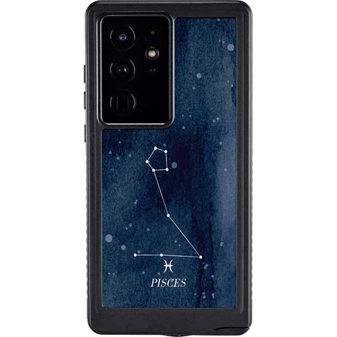 Pisces Constellation Galaxy S24 Ultra Waterproof Case