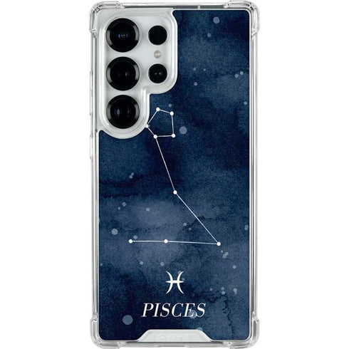 Pisces Constellation Galaxy S25 Ultra Clear Case