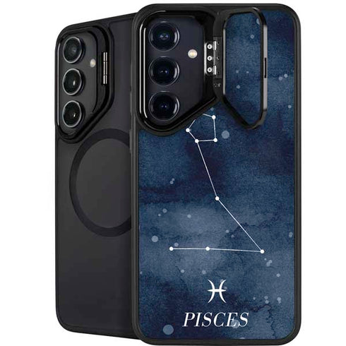 Pisces Constellation Galaxy S26 Kickstand Case