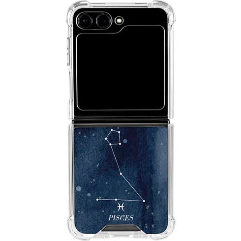 Pisces Constellation Galaxy Z Flip6 Clear Case