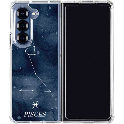 Pisces Constellation Galaxy Z Fold6 Clear Case