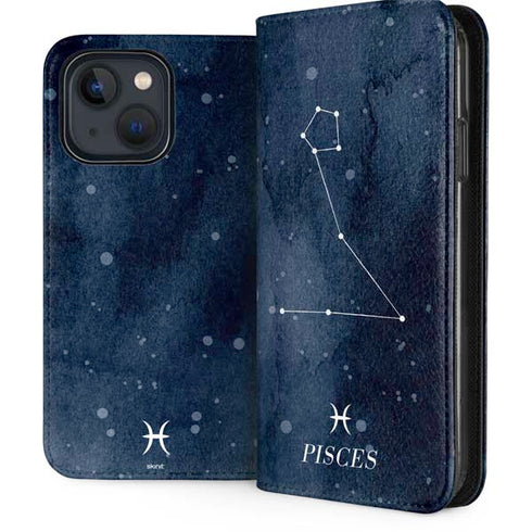Pisces Constellation iPhone 13 Folio Case