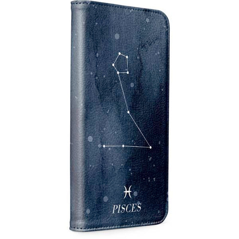 Pisces Constellation iPhone 15 Plus Folio Case