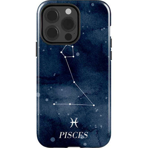 Pisces Constellation iPhone 15 Pro Impact Case