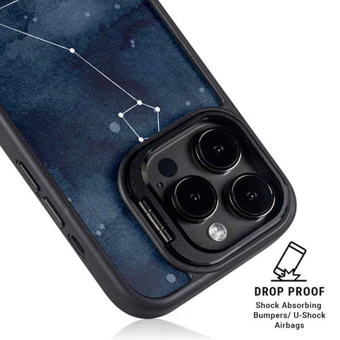 Pisces Constellation iPhone 15 Pro Max Kickstand Case