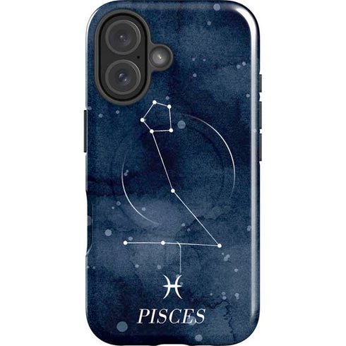 Pisces Constellation iPhone 16 Plus Magsafe Impact Case