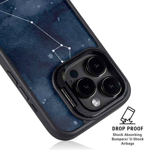 Pisces Constellation iPhone 16 Pro Max Kickstand Case