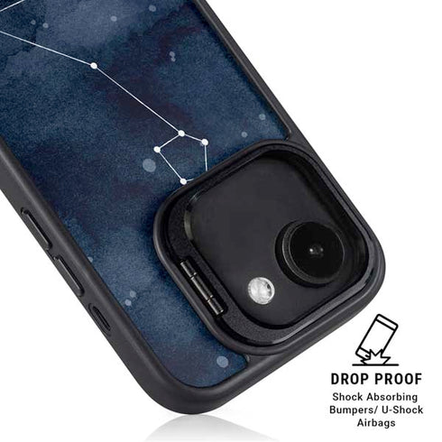 Pisces Constellation iPhone 16e Kickstand Case