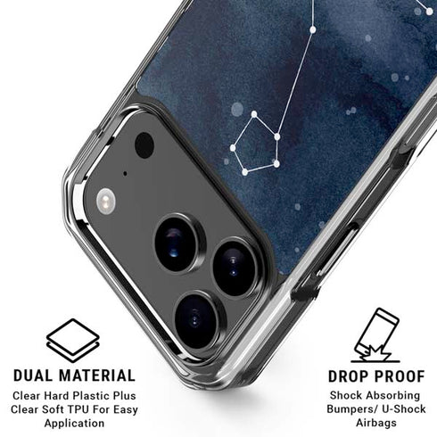 Pisces Constellation iPhone 18 Pro Clear Case