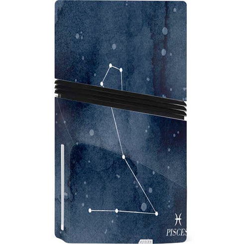 Pisces Constellation PS5 Pro Disk Console Skin