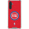 NBA Detroit Pistons Distressed Galaxy A17 Clear Case