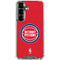 NBA Detroit Pistons Distressed Galaxy S26 Clear Case