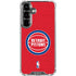 NBA Detroit Pistons Distressed Galaxy S26 Clear Case