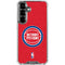 NBA Detroit Pistons Distressed Galaxy S26 Plus Clear Case