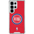 NBA Detroit Pistons Distressed Galaxy S26 Ultra Clear Case