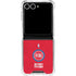 NBA Detroit Pistons Distressed Galaxy Z Flip7 Clear Case