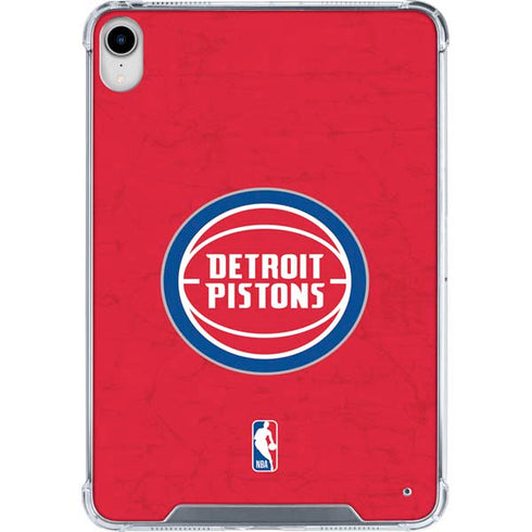 NBA Detroit Pistons Distressed iPad 11th Gen (2025) Clear Case