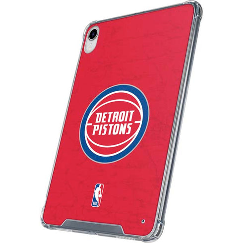 NBA Detroit Pistons Distressed iPad 11th Gen (2025) Clear Case